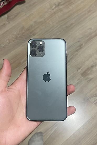 google p: IPhone 11 Pro, Б/у, 256 ГБ, Alpine Green, Чехол — 2