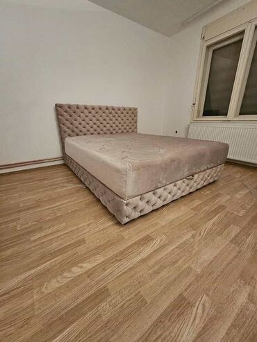 Kreveti: Tapacirani bračni krevet sa mehanizmom za podizanje i velikim — 7