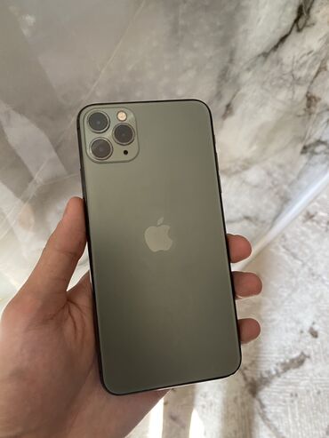 айфон 12про новый: IPhone 11 Pro Max, Колдонулган, 64 ГБ, Alpine Green, 100 %