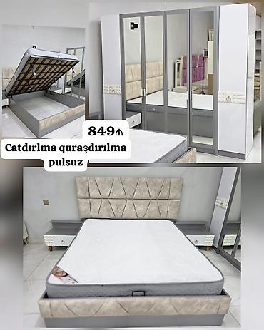 Yataq dəsti – 849₼ Tərkibi: - Yumşaq başlıqlı iki nəfərlik çarpayı lalafo.az -da Yataq dəsti – 849₼ Tərkibi: - Yumşaq başlıqlı iki nəfərlik çarpayı