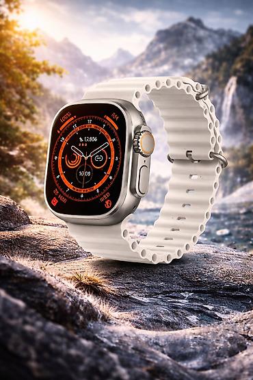 Наручные часы: Kateqoriya: Smart saatlar Qiymət: 20 T3000 Ultra Smart Watch (Silver) — 1
