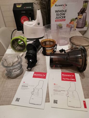 Ostala kuhinjska oprema: Sokovnik za sporo ceđenje KUVINGS odličan kao nov plaćen 500 e na lalafo.rs — 1 Ostala kuhinjska oprema: Sokovnik za sporo ceđenje KUVINGS odličan kao nov plaćen 500 e — 1