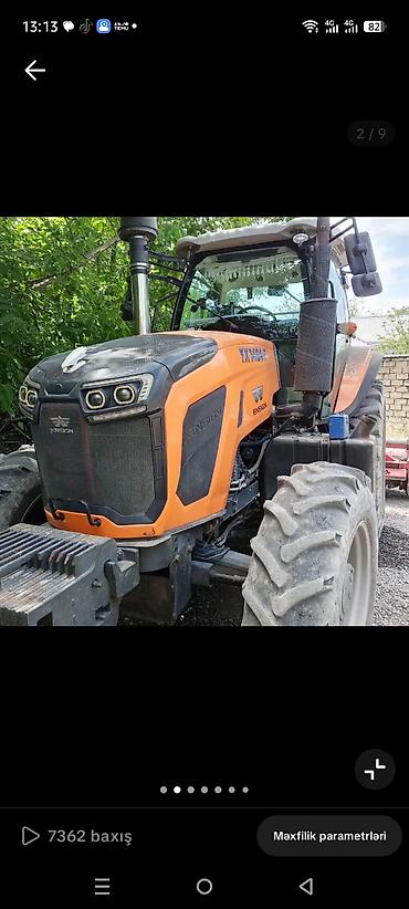 traktor qoşqu: Ensign markalı kənd təsərrüfatı traktoru satılır. Şəkillərdə narıncı — 4