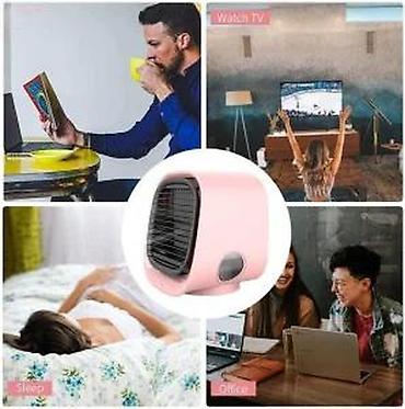 Mini prenosivi ventilatori: MINI KLIMA AIR COOLER M201 PINK NOVA OSVEZIVAC 3 U 1 AKCIJA | Cene — 3