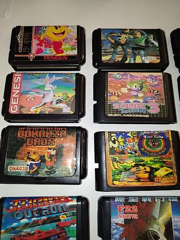oyun alanı: Sega mega drive genesys üçün oyunlar qiymət 3 manatan 7 manata kimi — 7