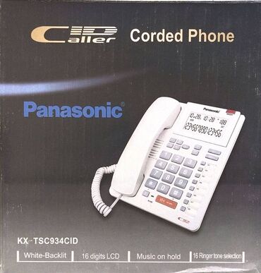 telefon xacmaz: Стационарный телефон Panasonic, Проводной, Новый, Бесплатная доставка