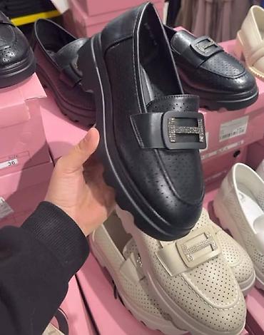 Mokasine: Ženske kožne mokasine sa perforacijama ( 36-41) - Model: moderne — 9