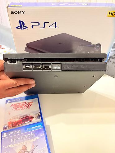 xbox one fat: Sony PlayStation 4 (PS4) Slim – 500 GB, HDR dəstəyi ilə Praşifkalıdır — 3
