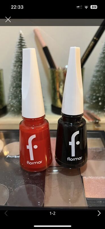 heserat yeyen bitkiler: Flormar laklar - İstifade edilib Yarısından çoxu qalıb Qırmızı ve