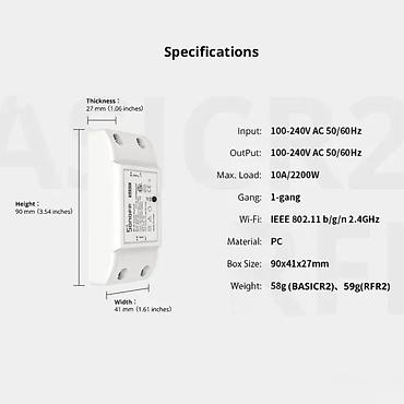 Prekidači: SONOFF SMART WIFI PREKIDAČ SONOFF R2 PREKIDAČ PAMETNA KUĆA | Smart — 6