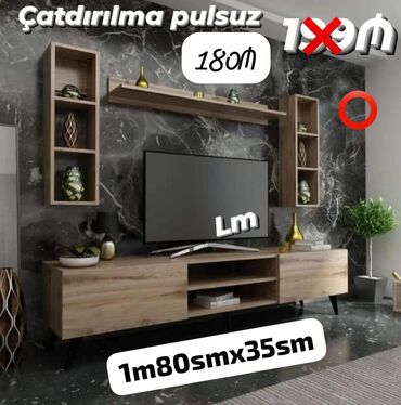 раковина под стиральную машину: _*TV STEND / TV altı*_ *Yeni və sifarişlə* 💥 Qiymət : *180₼*