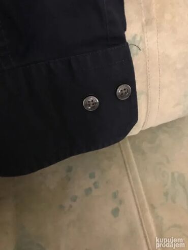 Košulje: Original Tommy Hilfiger kosulja L 100% cotton Teget plava Ramena 50cm — 9