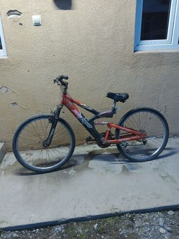 велосипед красный: Велосипед амортизатору мн
Тормозу иштебейт
Арткы покрышкасы жарык