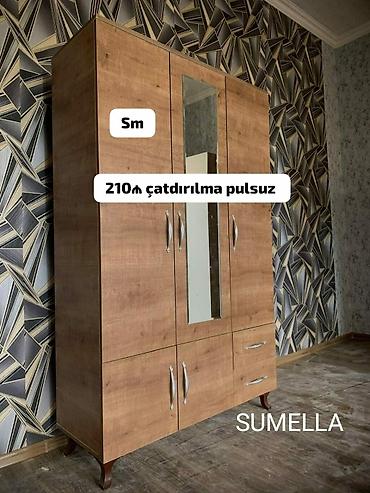 Dolab-asılqanlar: *3 Qapili Dolab şeher içi çatdırilma pulsuz qiymət 210azn* 4 qapılı — 4