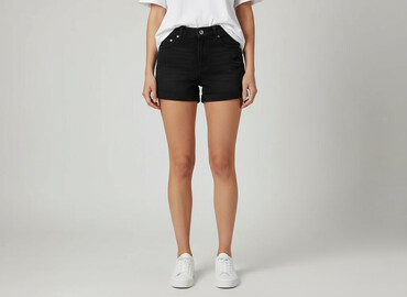 hm krótkie spodenki dzins low waist: H&M, Szorty damskie, rozmiar XS