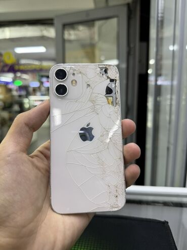 акнет номер телефона: IPhone 12 mini, Б/у, 128 ГБ, Белый, 75 %