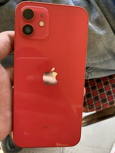 en ucuz tablet: IPhone 12, 64 ГБ, Красный, Face ID
