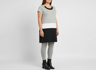 tanie sukienki plus size na komunię: Women`s dress, size 3XL