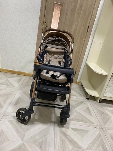 Uşaq arabaları: Uşaq arabası – - Tip: gəzinti/araba (stroller) - Rəng: bej-krem — 2