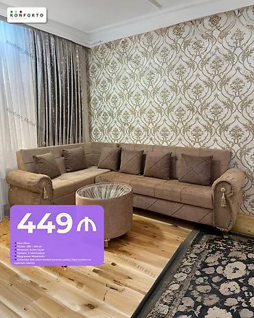 kundur: Künc divan, Qonaq otağı üçün, Parça, Bazalı, Açılan — 1