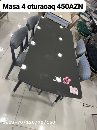 metbext stullari: Masa 4 oturacaq