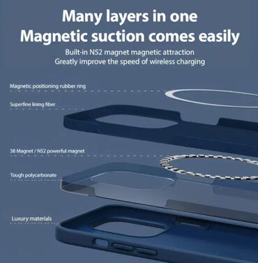 чехол для айпад: Чехол для iPhone 16 Pro с Magsafe беспроводной магнитной зарядкой