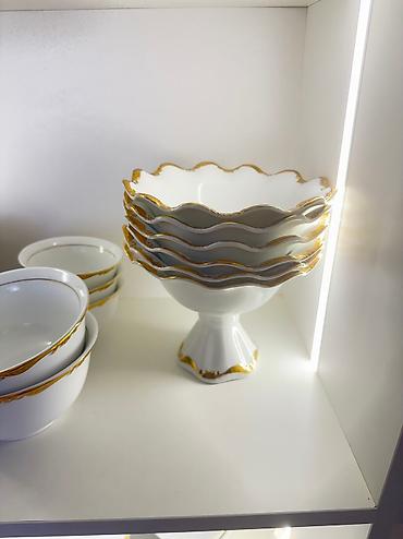 Посуда: Продаю набор посуды для гостей 💞 На 12 персон Практически не — 8