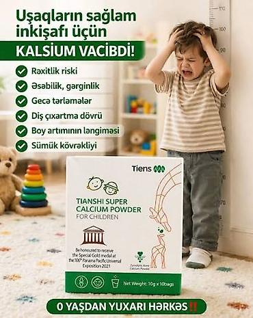 Gözəllik və sağlamlıq: " Bio Calsium Tozu" (Uşaq Kalsiumu) -Tam Təbii İribuynuzlu öküzlərin — 1