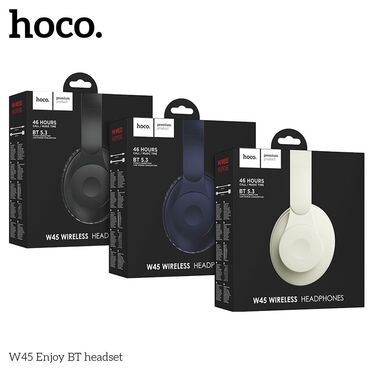bluetooth наушники для ipod nano: Hoco W-45 -1400с ( 46 часов )! Наушники имеют лёгкую конструкцию