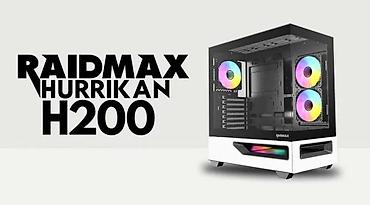 motorola e20 yettel: Raidmax Hurrikan H200 kućište za računar, belo sa crnim detaljima — 1