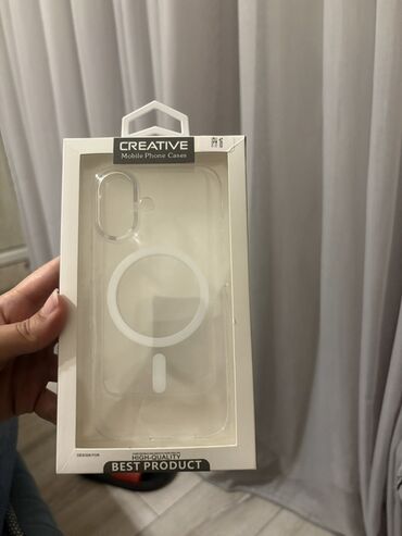 Kabrolar: YENİDİR İPHONE 16 SADƏ Şəffaf mobil telefon qabı "Creative Mobile