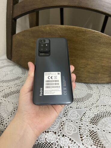 Мобильные телефоны и аксессуары: Xiaomi, Redmi 10, Б/у, 128 ГБ, цвет - Черный, 2 SIM