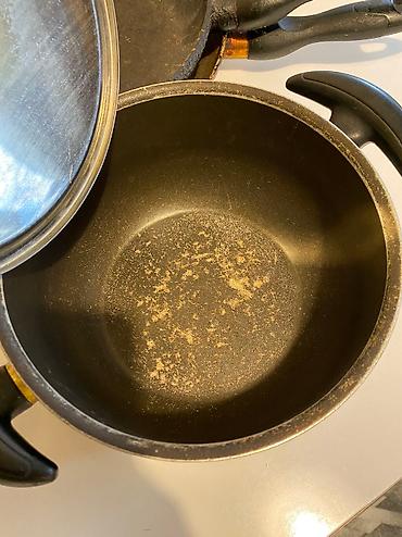 тефал: Tefal: 2 сковороды и 1 крышка. Покупал на заказ в Дании. Made in — 10