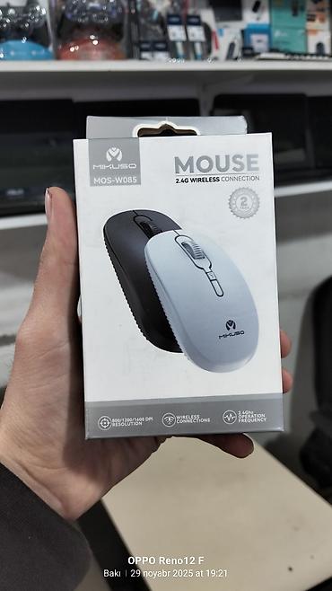 Mikuso MOS-W085 simsiz kompüter siçanı - 2.4 GHz simsiz bağlantı –