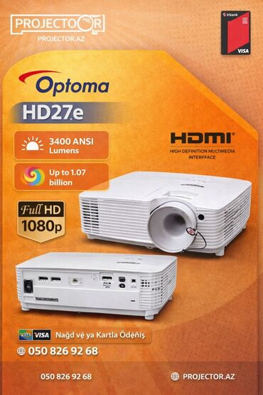 Proyektorlar: İşlənmiş Proyektor BenQ, Ödənişli çatdırılma — 6