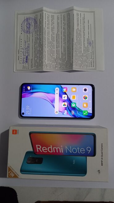 Redmi: Redmi, Redmi Note 9, Б/у, 64 ГБ, 2 SIM