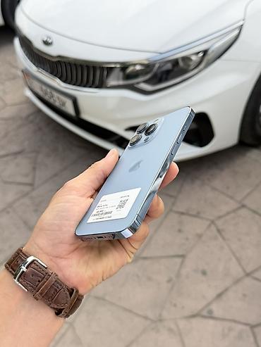Уюлдук телефондор жана аксессуарлар: IPhone 13 Pro, Колдонулган, 256 ГБ, Sierra Blue, Заряддоочу түзүлүш, Коргоочу айнек, Каптама, Бөлүп төлөө менен, 88 % — 3
