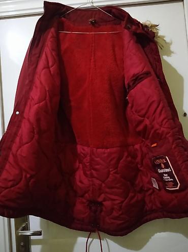 Parke: Alnwick Classic postavljena topla bordo jakna, veličina M–L. - Model — 12
