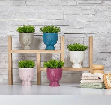 Süni güllər: Dekor dibçekler — 5