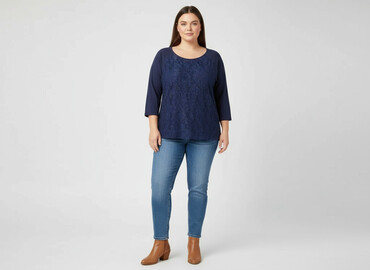 bluzki z koronką plus size: Bhs, Жіноча блуза, розмір XL