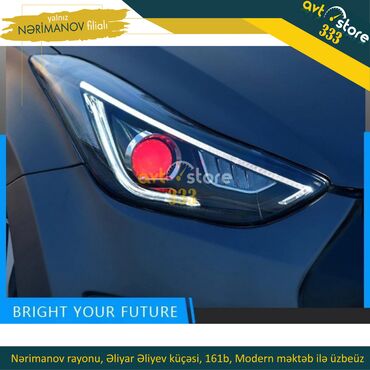 led işıqları: Hyundai Elantra 2010-2015 Original Restyling led Fara 🔴 BirKart