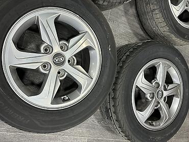 diski barter: Kia orijinal 15" yüngül lehimli disk tekersiz satilir barter olmur — 4