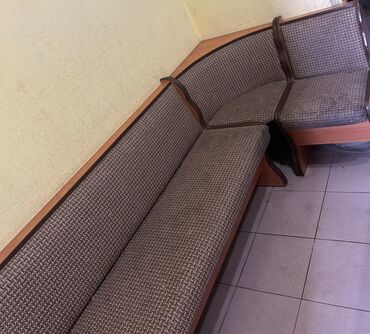 кухонная мебель уголок: Ашкана үчүн жумшак бурчек, ЛДСП, түсү - Күрөң