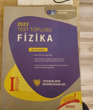 физика сборник тестов pdf 2023: Məhsul: 2023 Test Toplusu – Fizika (DİM), I hissə Xüsusiyyətlər: -
