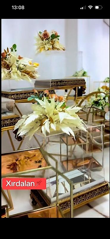 avon cherish perfume: Dekorativ nişan/xınayaxdı/lövhə və hədiyyə vitrinləri seti - Şüşə — 1