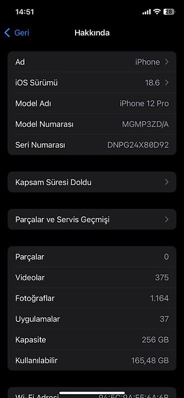 iphone 12 pro irşad: IPhone 12 Pro, 256 GB, Graphite — 2