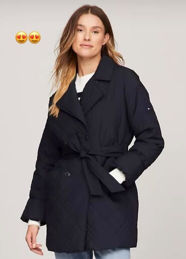 moto gödəkçə: Женская куртка Tommy Hilfiger, 2XL (EU 44), 3XL (EU 46), цвет - Синий