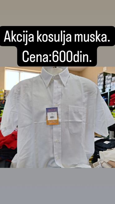 hm kosulje muske: Shirt M (EU 38), L (EU 40), XL (EU 42), color - White
