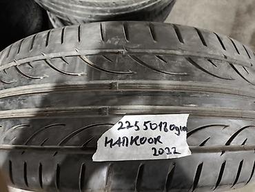 hankook: Шины 225 / 50 / R 18, Лето, Б/у, 1 шт, Легковые, Hankook — 1