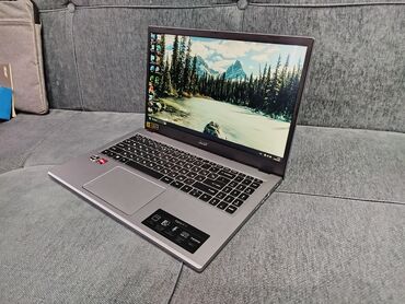 оперативная память на пк: Ноутбук, Acer, 16 ГБ ОЭТ, AMD Ryzen 5, 15.6 ", Жаңы, Жумуш, окуу үчүн, эс тутум SSD